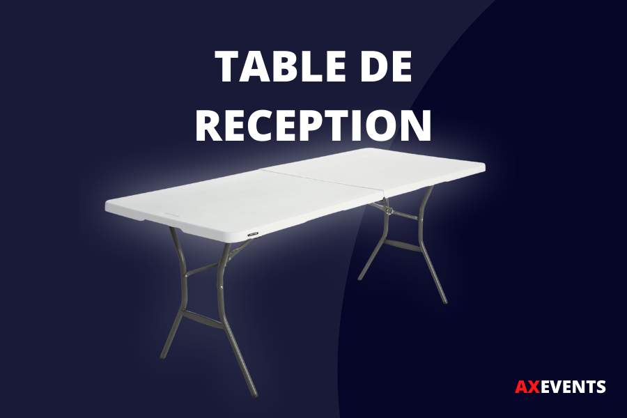 Location Table de Reception pour vos événements - Axevents - Lille - Hem
