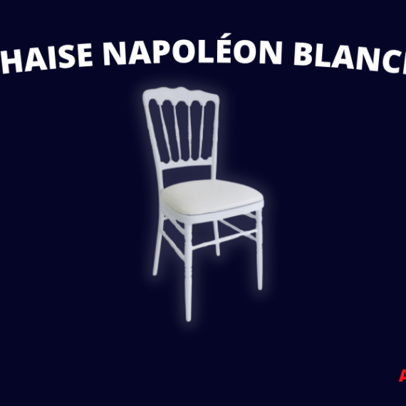 Location Chaise Napoléon Blanche à Lille