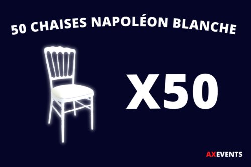 Location 50 chaises napoléon à Lille