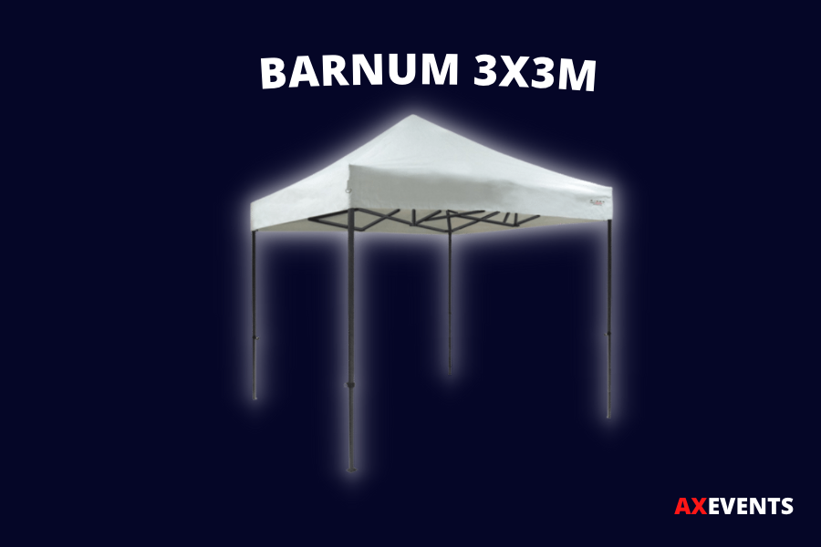 Location Tente Barnum 3x3 pour événements - Lille Nord Pas de Calais