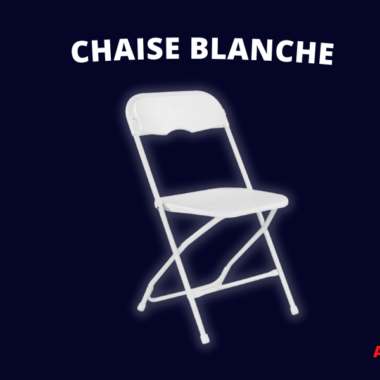 Location chaise blanche à Lille